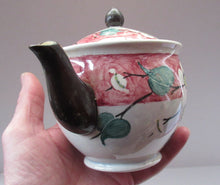 Load image into Gallery viewer, 1920s MakMerry Mak Merry Scottish Pottery Teapot. White Prunus Catherine Blair
