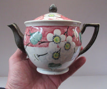 Load image into Gallery viewer, 1920s MakMerry Mak Merry Scottish Pottery Teapot. White Prunus Catherine Blair
