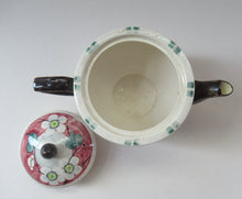 Load image into Gallery viewer, 1920s MakMerry Mak Merry Scottish Pottery Teapot. White Prunus Catherine Blair
