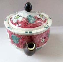 Load image into Gallery viewer, 1920s MakMerry Mak Merry Scottish Pottery Teapot. White Prunus Catherine Blair
