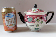 Load image into Gallery viewer, 1920s MakMerry Mak Merry Scottish Pottery Teapot. White Prunus Catherine Blair

