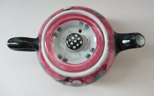 1920s Scottish Art Pottery Makmerry Mak Merry Prunus Teapot
