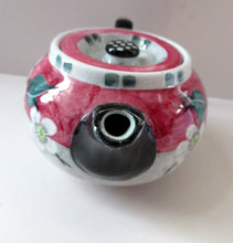 Load image into Gallery viewer, 1920s Scottish Art Pottery Makmerry Mak Merry Prunus Teapot
