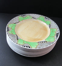 Load image into Gallery viewer, 1920s 1930s Art Nouveau Antique Scottish Pottery Bough Side Plates 10 inches
