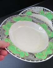 Load image into Gallery viewer, 1920s 1930s Art Nouveau Antique Scottish Pottery Bough Shallow Bowl 9 inches
