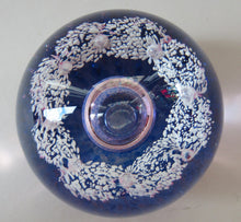 Load image into Gallery viewer, Alastair MacIntosh 1993 Scottish Caithness Glass Paperweight Blue Splash
