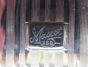 1950s Mascot Powder Compact Petit Pont. Shape of Handbag