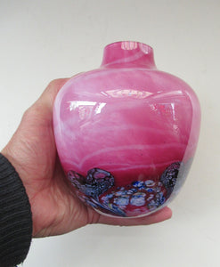 Vintage Scottish Caithness Glass Vase Cadenza Design Colin Terris