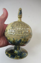Load image into Gallery viewer, Antique Scottish Pottery Money Box 1916 Rosslyn Pottery Pirie Bank

