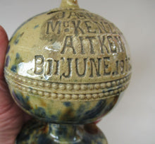 Load image into Gallery viewer, Antique Scottish Pottery Money Box 1916 Rosslyn Pottery Pirie Bank
