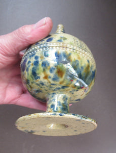 Antique Scottish Pottery Money Box 1916 Rosslyn Pottery Pirie Bank