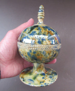 Antique Scottish Pottery Money Box 1916 Rosslyn Pottery Pirie Bank