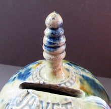 Load image into Gallery viewer, Antique Scottish Pottery Money Box 1916 Rosslyn Pottery Pirie Bank
