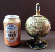 Load image into Gallery viewer, Antique Scottish Pottery Money Box 1916 Rosslyn Pottery Pirie Bank
