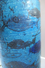 Load image into Gallery viewer, Rare Aldo Londi Bitossi Rimini Blue Pesce or Fish Dish 1960s
