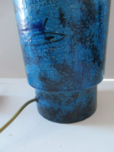 Load image into Gallery viewer, Rare Aldo Londi Bitossi Rimini Blue Pesce or Fish Dish 1960s
