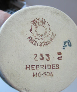 Smaller Scottish Buchan Pottery Jug Hebrides Pattern 1950s