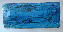 Load image into Gallery viewer, Rare Aldo Londi Bitossi Rimini Blue Pesce or Fish Dish 1960s
