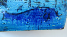 Load image into Gallery viewer, Rare Aldo Londi Bitossi Rimini Blue Pesce or Fish Dish 1960s
