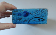 Load image into Gallery viewer, Rare Aldo Londi Bitossi Rimini Blue Pesce or Fish Dish 1960s
