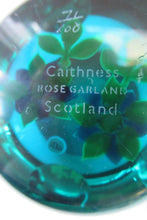 Load image into Gallery viewer, 1992 Lampwork Caithness Paperweight 1992 William Manzon Rose Garland
