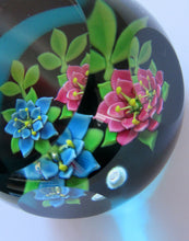 Load image into Gallery viewer, 1992 Lampwork Caithness Paperweight 1992 William Manzon Rose Garland
