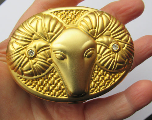 Estee Lauder Powder Compact Aries the Ram Zodiac 