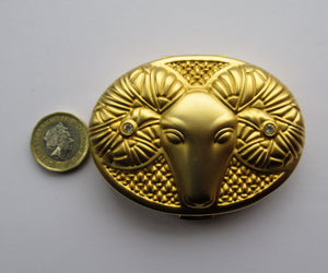 Estee Lauder Powder Compact Aries the Ram Zodiac 