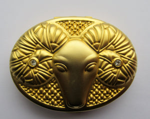 Estee Lauder Powder Compact Aries the Ram Zodiac 