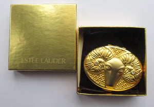Estee Lauder Powder Compact Aries the Ram Zodiac 
