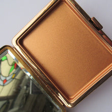 Load image into Gallery viewer, French 1950s Powder Compact Jewel Encrusted Top
