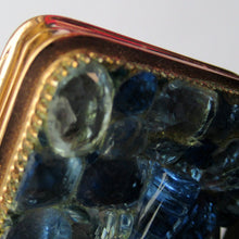 Load image into Gallery viewer, French 1950s Powder Compact Jewel Encrusted Top
