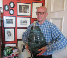 Load image into Gallery viewer, Peter Ellery Newlyn Studio Pottery Lamp Base Bowjey Cornish Art Pottery
