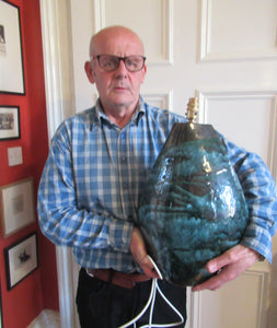 Peter Ellery Newlyn Studio Pottery Lamp Base Bowjey Cornish Art Pottery