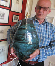 Load image into Gallery viewer, Peter Ellery Newlyn Studio Pottery Lamp Base Bowjey Cornish Art Pottery
