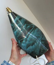 Load image into Gallery viewer, Peter Ellery Newlyn Studio Pottery Lamp Base Bowjey Cornish Art Pottery
