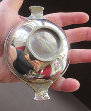 Load image into Gallery viewer, Solid Silver Drinking Quaich 1930 Birmingham Hallmark Art Deco Design
