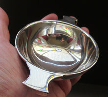 Load image into Gallery viewer, Solid Silver Drinking Quaich 1930 Birmingham Hallmark Art Deco Design
