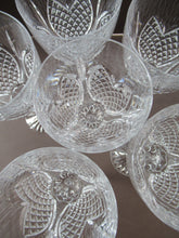 Load image into Gallery viewer, Edinburgh Crystal Millemmium Large Wine Glasses Etched Mark
