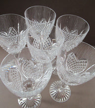 Load image into Gallery viewer, Edinburgh Crystal Millemmium Large Wine Glasses Etched Mark
