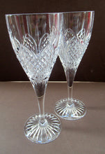 Load image into Gallery viewer, Edinburgh Crystal Millemmium Large Wine Glasses Etched Mark

