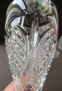 Edinburgh Crystal Millemmium Large Wine Glasses Etched Mark