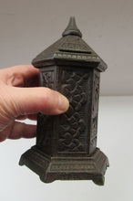 Load image into Gallery viewer, Genuine Victorian Cast Iron Money Bank or Money Box by Chamberland &amp; Hill 
