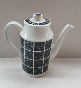 1960s Madeira Pattern Midwinter Pottery Coffee Pot