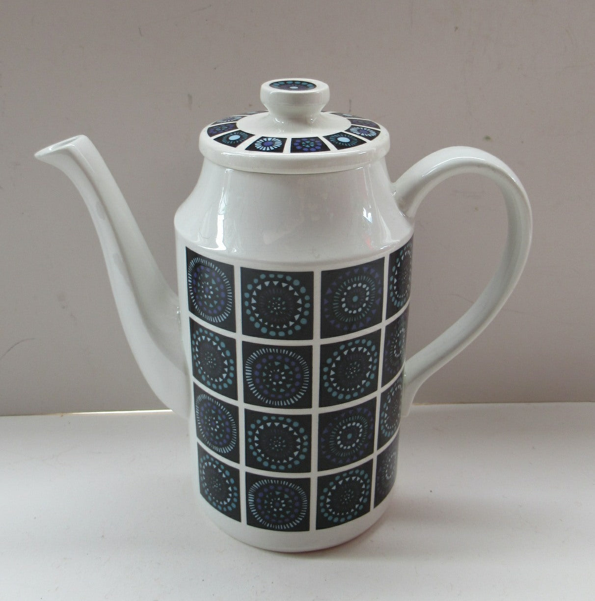 Vintage 1960s MIDWINTER Pottery Coffee Pot. Rarer MADEIRA Pattern