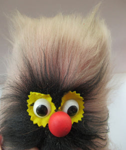 1960s Fuzzy Wuzzy Hairy Gonk: Fairground Prize Vintage Toys