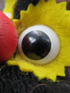1960s Fuzzy Wuzzy Hairy Gonk: Fairground Prize Vintage Toys