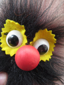 1960s Fuzzy Wuzzy Hairy Gonk: Fairground Prize Vintage Toys