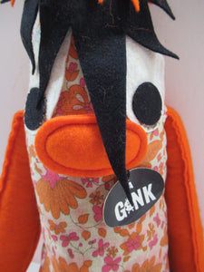 Very Rare ORIGINAL Vintage 1960s Goo-Goo GONK (London). Gonk Textile Toy with Original Paper Label