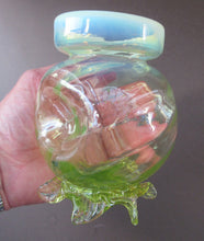 Load image into Gallery viewer, Antique Webb Glass or Walsh Walsh Thorn Glass Bowl Vase
